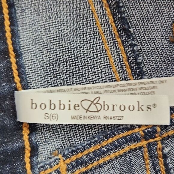 Bobbie Brooks dark wash size 6 skinny jeans - Picture 7 of 10
